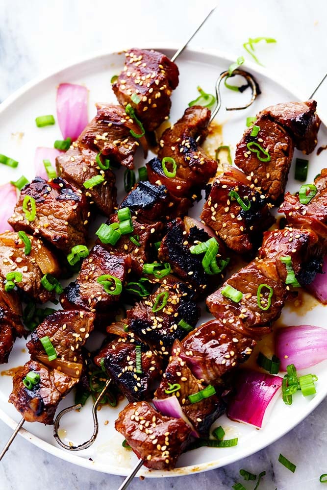 Asian Steak Skewers | The Recipe Critic