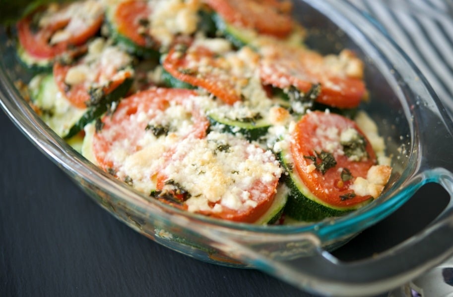 Tomato & Zucchini Gratin