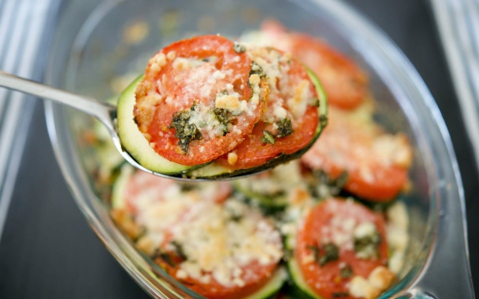 Tomato & Zucchini Gratin