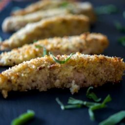 Pecan Breaded Baked Chicken Strips