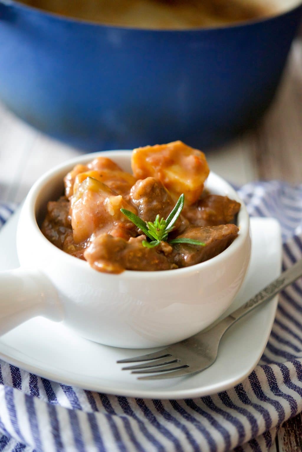 Beef Stew in a Red Wine Sauce