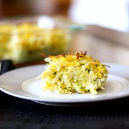 Cheesy Potato and Zucchini Kugel