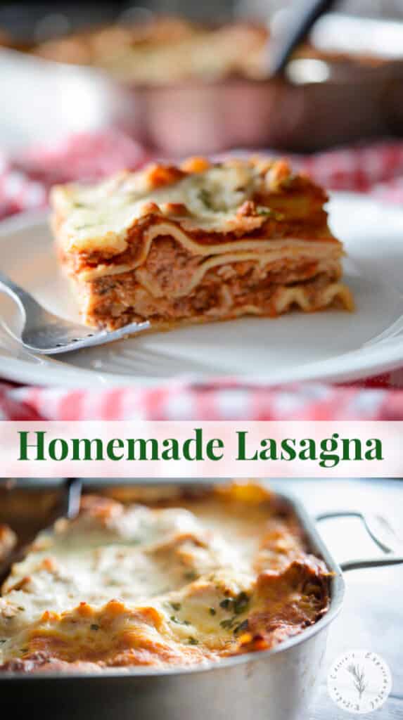 Savory Homestyle Lasagna with Ground Beef