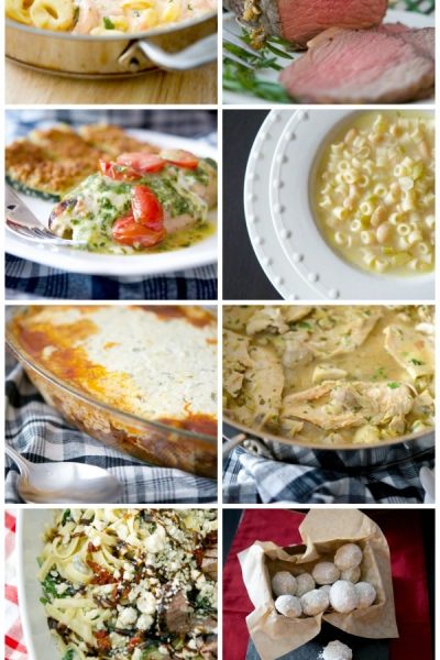 Collage photo of the Top 10 Most Popular Recipes from 2017