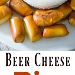 Beer Cheese Dip collage. 