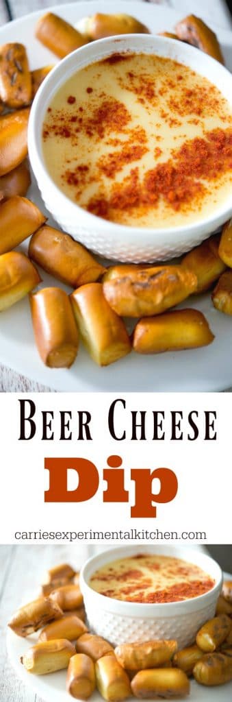 Beer Cheese Dip made with Blue Moon Belgian White beer, Colby Jack and sharp White Cheddar cheeses and hot sauce. Dip your favorite tortilla chip or pretzels for a tasty game day snack.  #dip #cheese #beer #appetizer #gameday #football