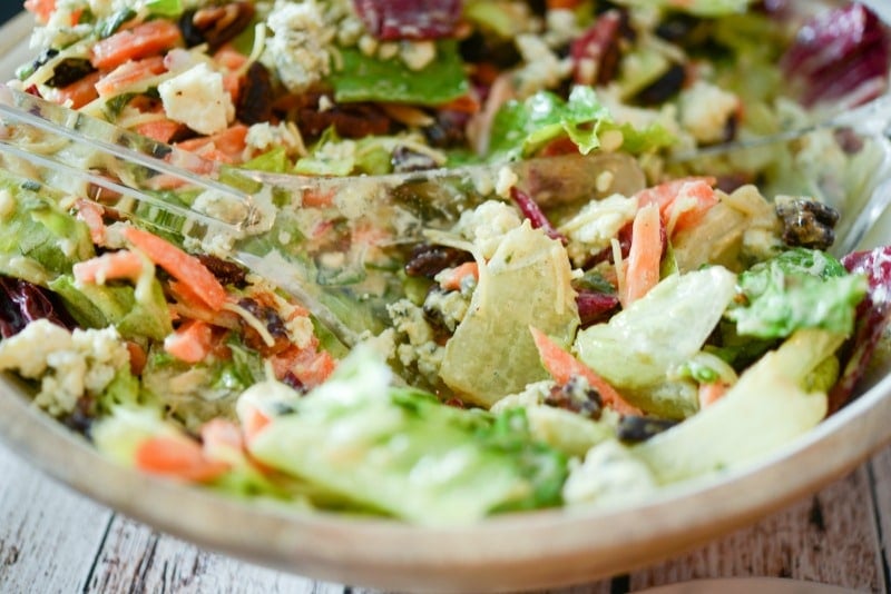 Outback Steakhouse Copycat Bleu Cheese Pecan Chopped Salad