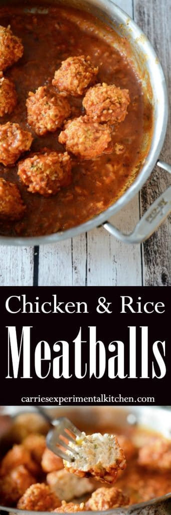 Chicken and Rice Meatballs | Carrie’s Experimental Kitchen