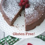 The Capital Grille's Chocolate Espresso Cake is a flourless, decadently rich, chocolatey dessert made with semi sweet chocolate and espresso served with raspberry sauce.