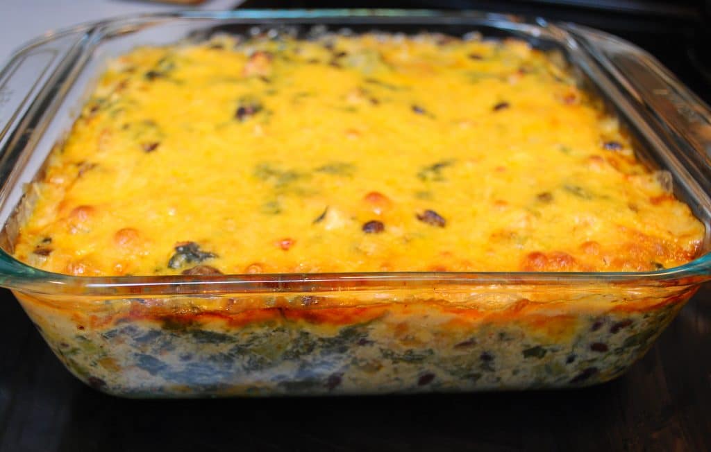 Fiesta Chicken Spinach Dip