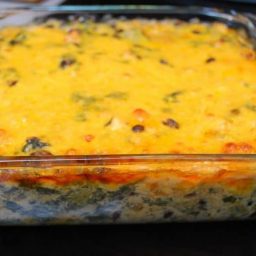 Fiesta Chicken Spinach Dip