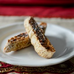 Sea Salt Dark Chocolate Cherry Biscotti