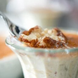 Bailey's Irish Cream Rice Pudding