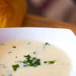 Stacciatella alla Romano or Roman Style Egg Drop Soup is an Italian soup consisting of a broth with a shredded eggs, cheese and spices.