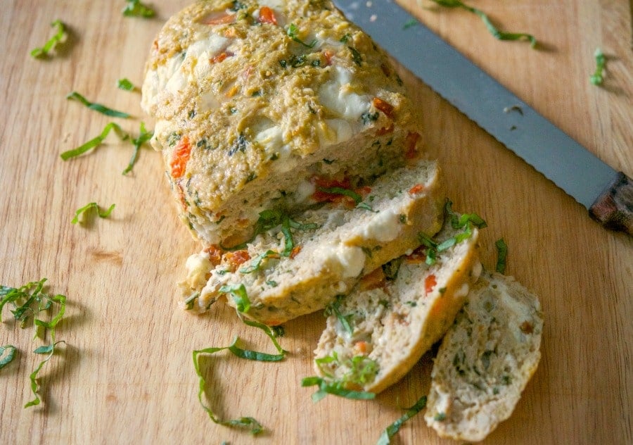 Caprese Chicken Meatloaf