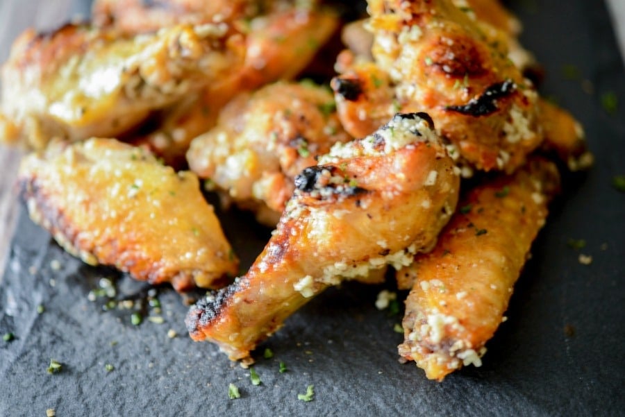 Parmesan Peppercorn Baked Chicken Wings