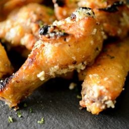 Parmesan Peppercorn Baked Chicken Wings