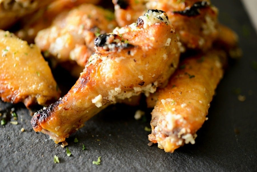 Parmesan Peppercorn Baked Chicken Wings