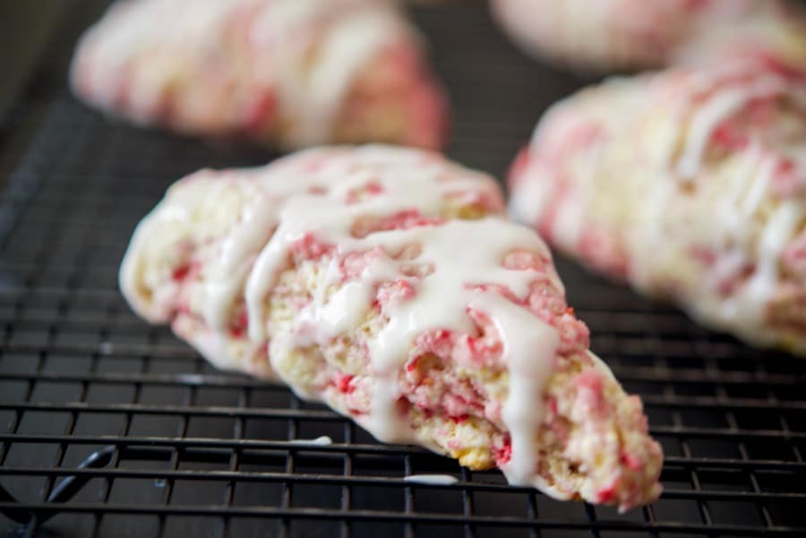 Raspberry Lemon Cream Cheese Scones