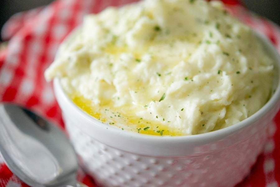 Creamy Garlic & Herb Mashed Potatoes