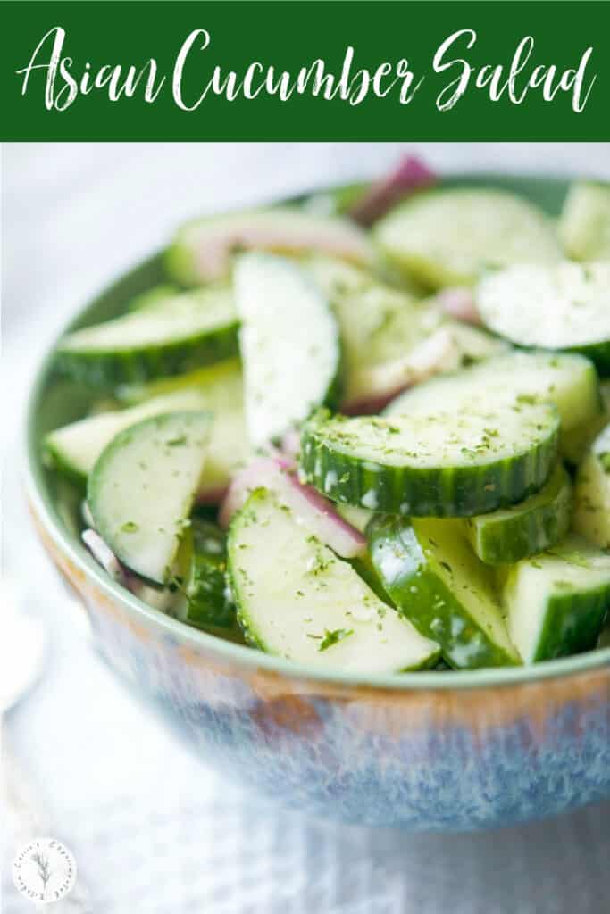 a bowl of sliced cucumbers