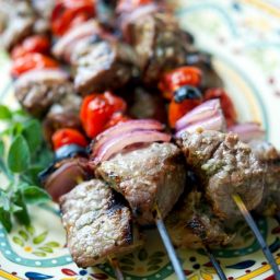 Greek Beef Skewers