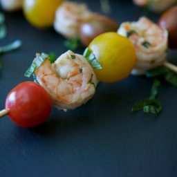 Lemon Basil Grilled Shrimp