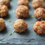 Cheesy Italian Sausage Meatballs