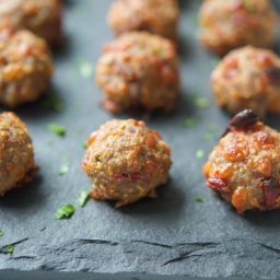 Cheesy Italian Sausage Meatballs