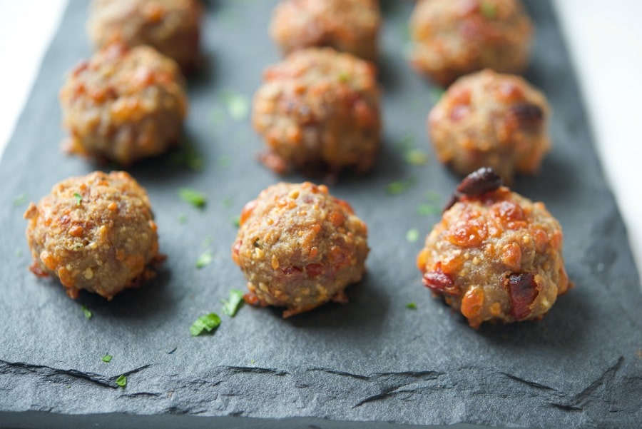 Cheesy Italian Sausage Meatballs