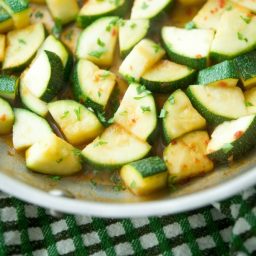 Chili Lime Sauteed Zucchini