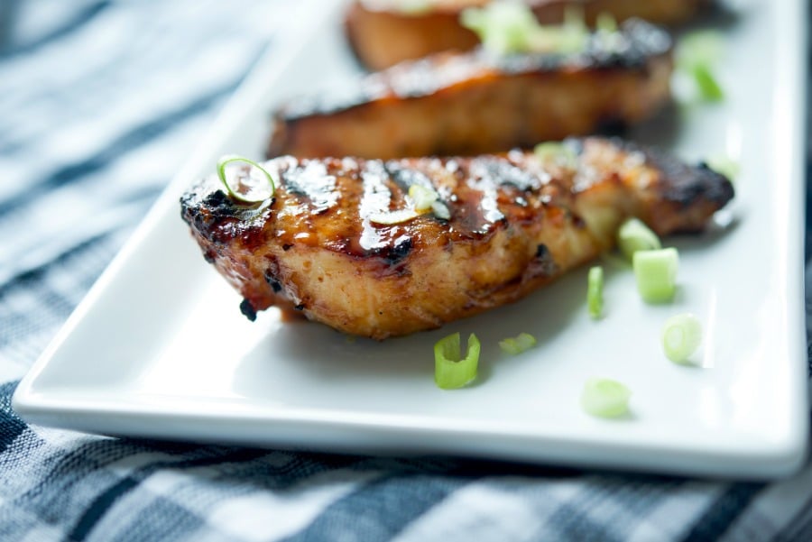 Grilled General Tso Chicken Strips