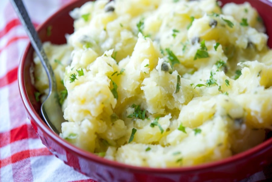 Lemon Caper Vinaigrette Potato Salad