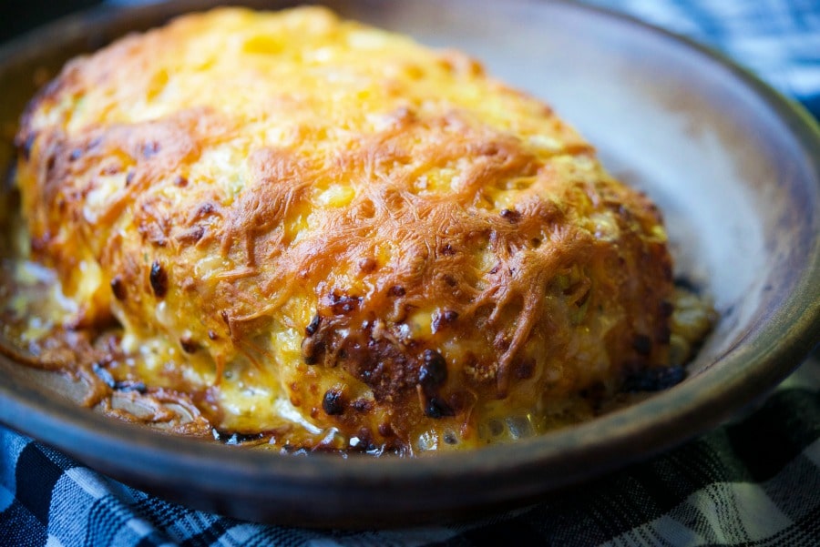 BBQ Cheddar Chicken Meatloaf