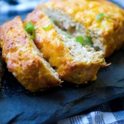 BBQ Cheddar Chicken Meatloaf