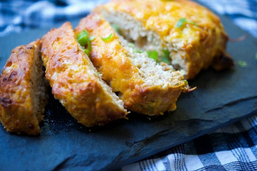 BBQ Cheddar Chicken Meatloaf