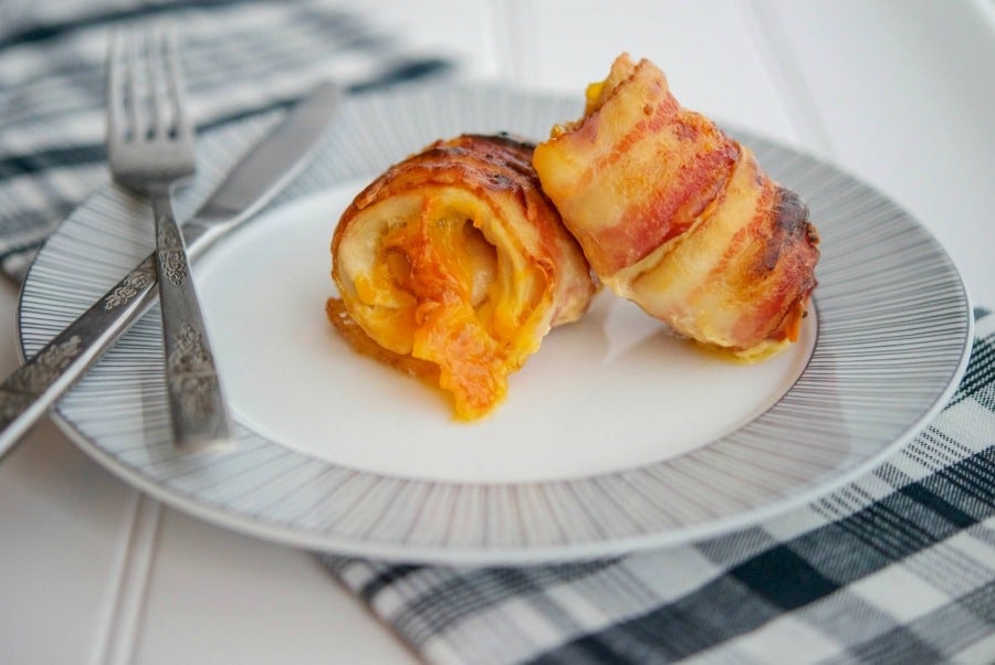 Cheddar Bacon Wrapped Chicken