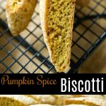 Pumpkin Spice Biscotti collage photo