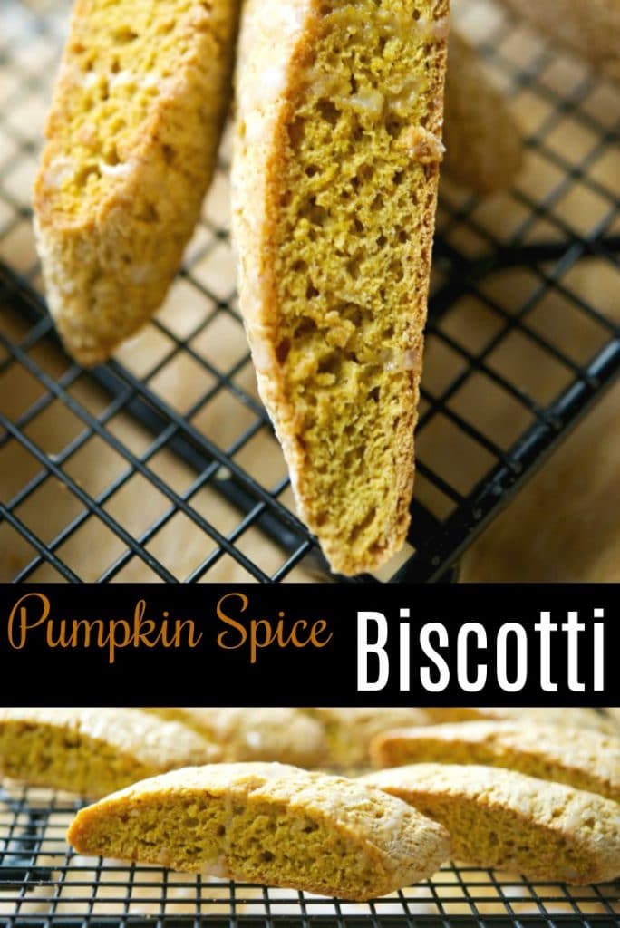 Pumpkin Spice Biscotti collage photo