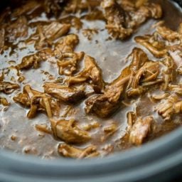 Slow Cooker Garlic and Rosemary Pork Shoulder