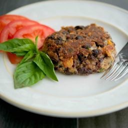 Caprese Black Bean Burger