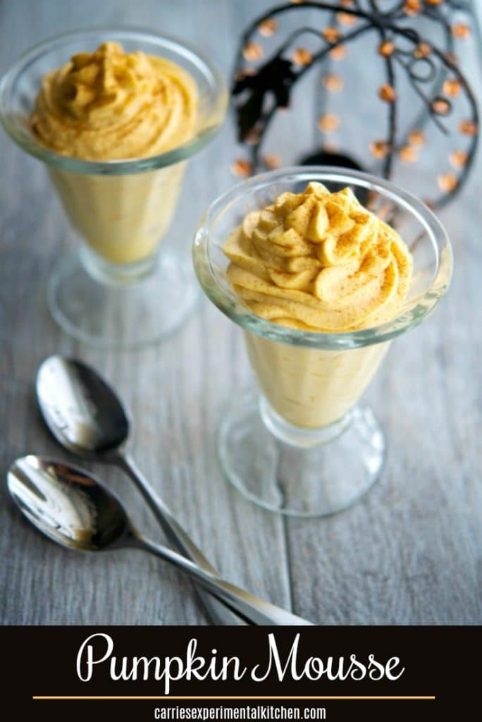 This Pumpkin Mousse made with egg whites, pumpkin puree, and heavy cream is deliciously light, yet decadent enough to serve after your Thanksgiving feast. 
