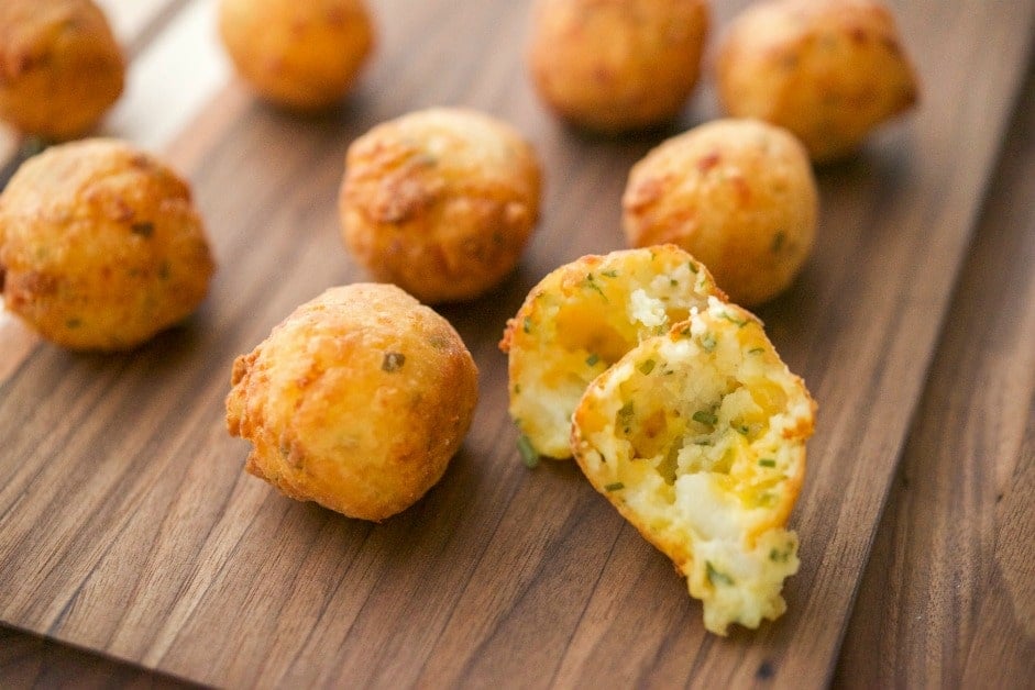 Cheddar & Chive Potato Puffs