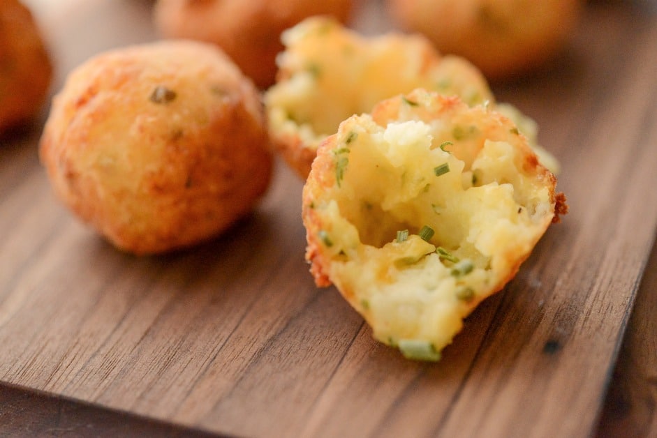 Cheddar & Chive Potato Puffs