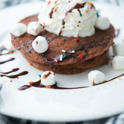 Hot Chocolate Pancakes