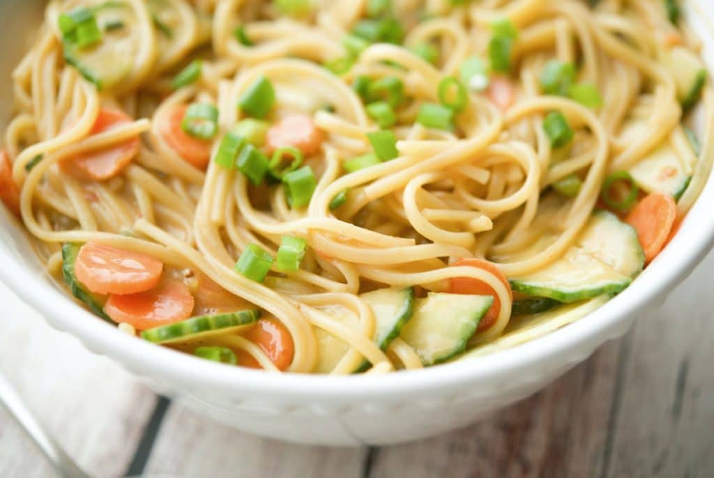 Spicy Peanut Noodle Salad