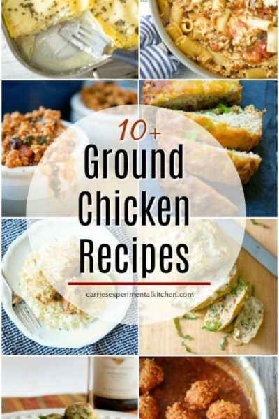 10 Ground Chicken recipes