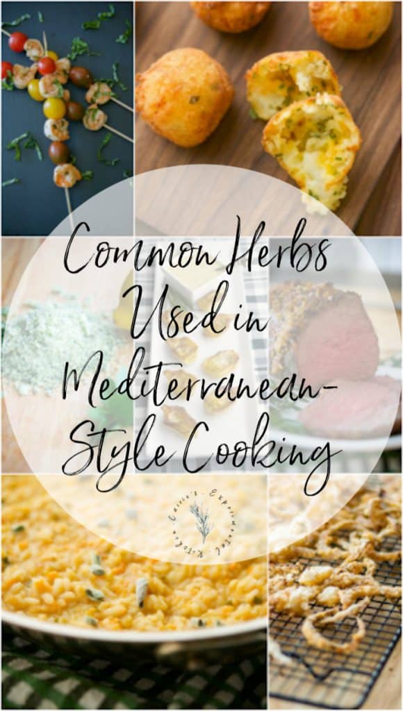 Common Herbs Used in Mediterranean Style Cooking