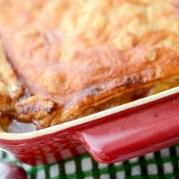 Guinness Steak and Leek Pie