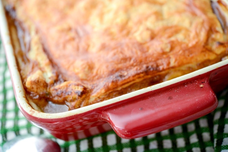 Guinness Steak and Leek Pie